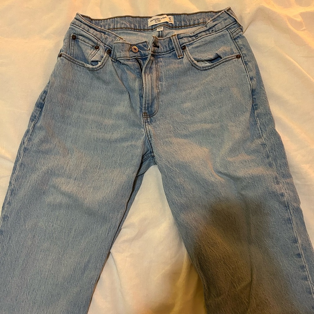 Abercrombie curve love baggy jeans